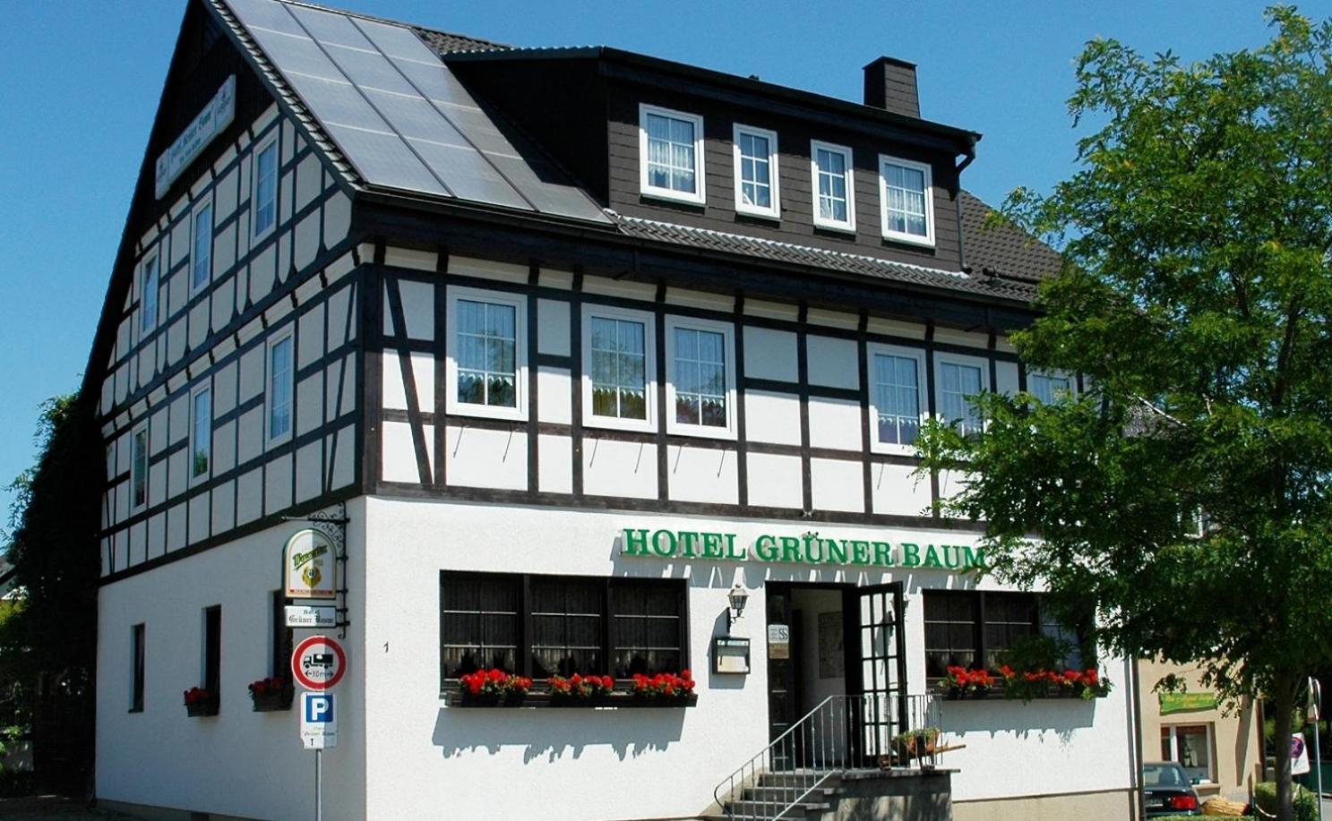 Hotel Gruener Baum Stollberg Exteriér fotografie